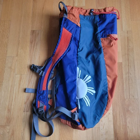 Cotopaxi Luzon Eighteen 18 L Del Dia Pack Daypack Backpack Unisex Orange Blue - Picture 8 of 13